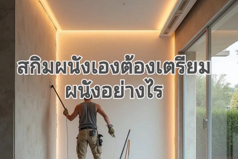สกิมผนังเองต้องเตรียมผนังอย่างไร
