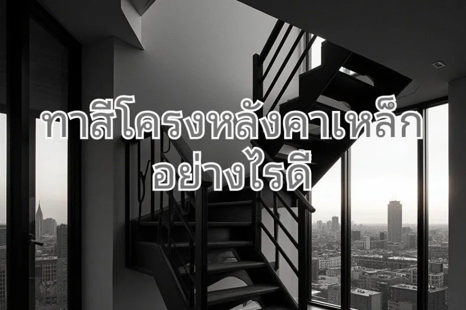 ทาสีเหล็กโครงสร้าง