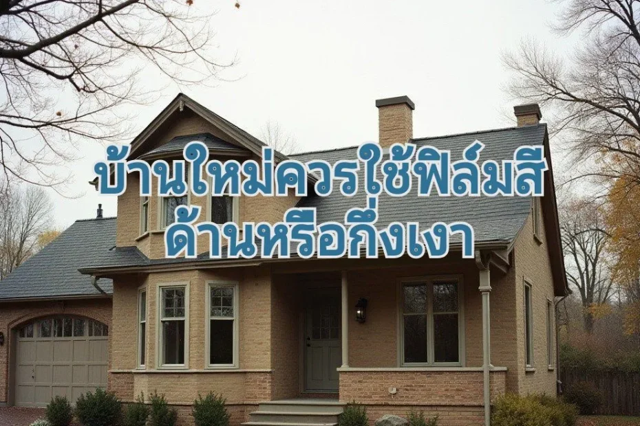 ฟิล์มสีแบบด้าน