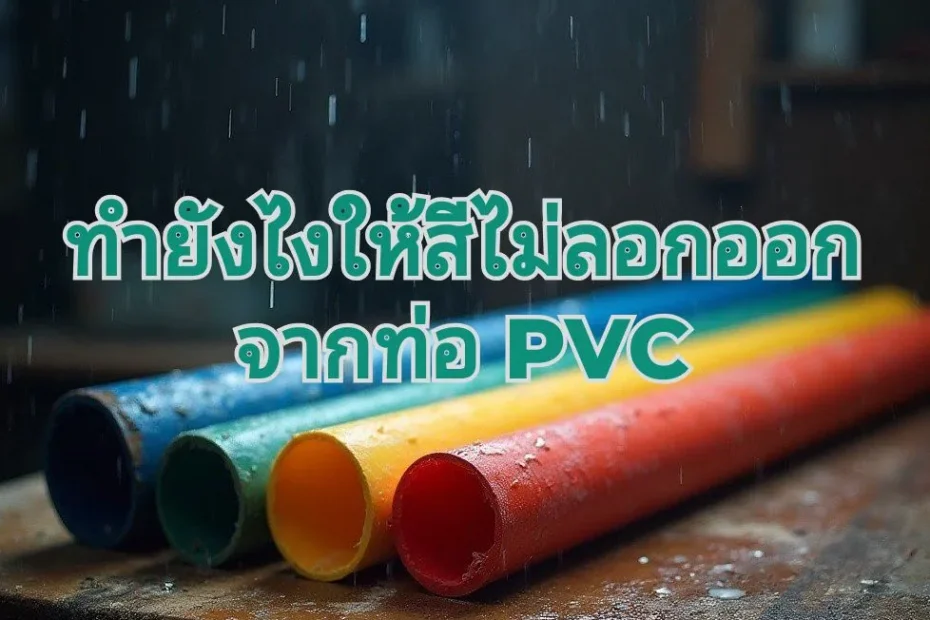 ทาสีท่อ PVC ยังไงดี