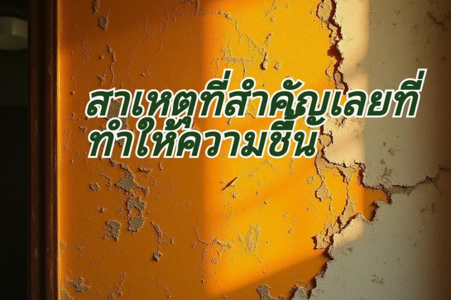 สาเหตุที่สำคัญเลยที่ทำให้ความชื้น
