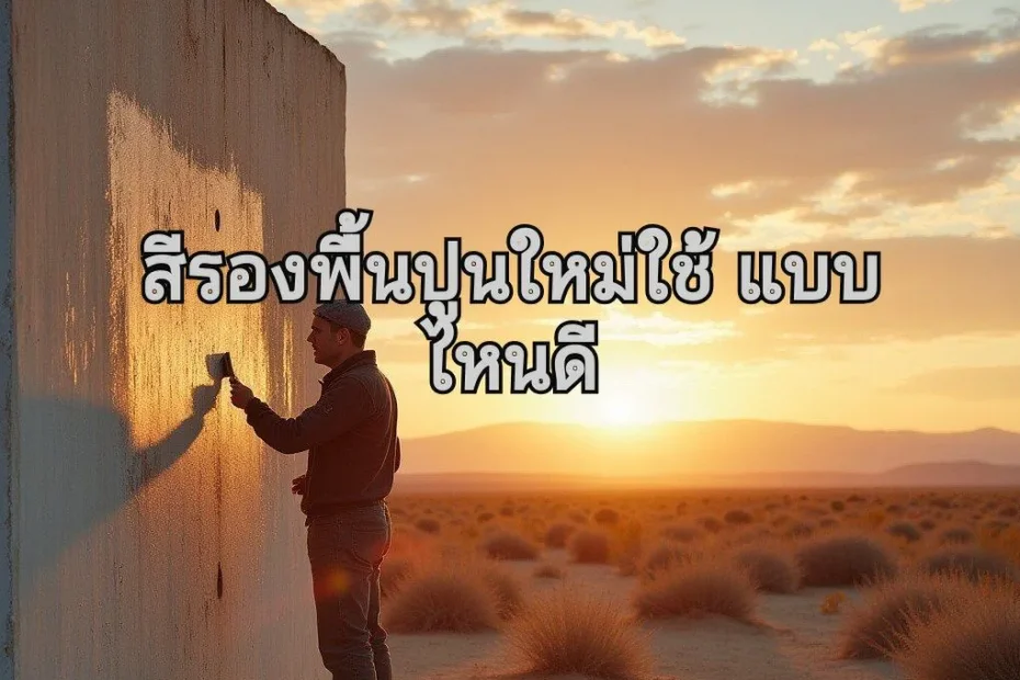 เหตุผลในการทาสีรองพื้น
