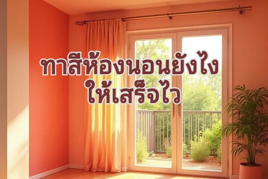 ทาสีห้องนอน 1วันถ้วน