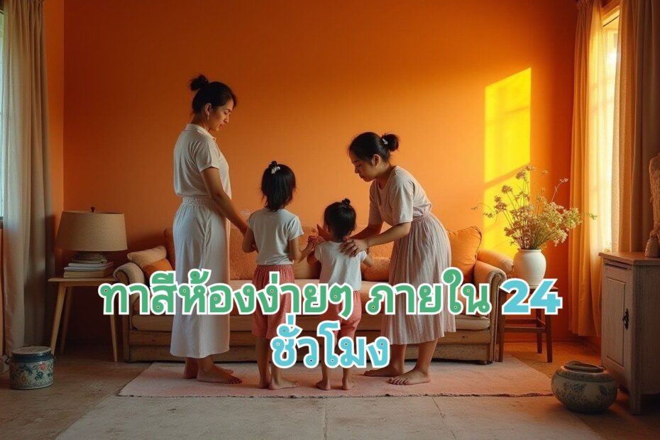 ทาสีห้องแค่ 1 วัน