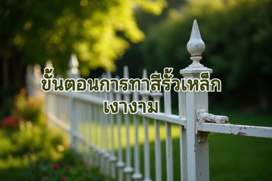 ทาสีรั้วกันสนิมให้สวย