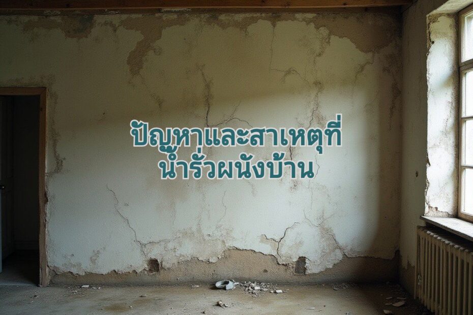 สาเหตุที่สำคัญที่ทำให้น้ำรั่วซึม