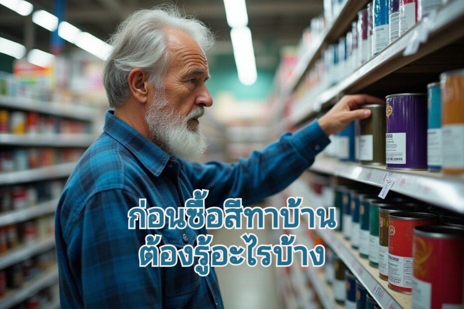 เลือกสีทาบ้านให้ตัวเอง
