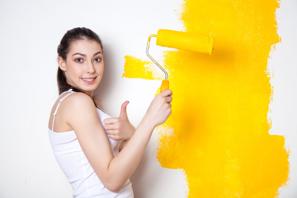 ทาสีรองพื้นให้พอดี