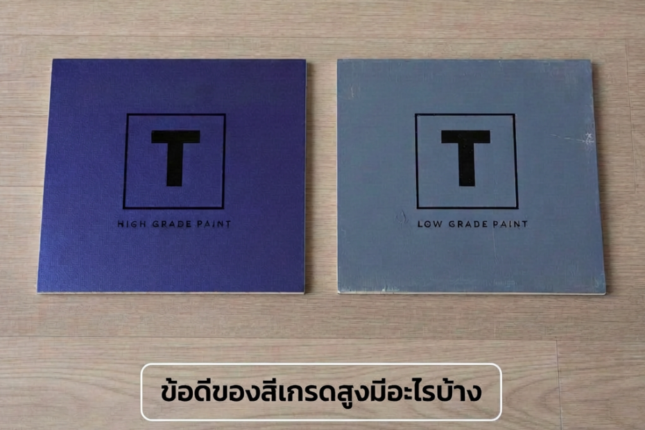 ทำไมสีเกรดสูงนั้นจึงดีกว่า