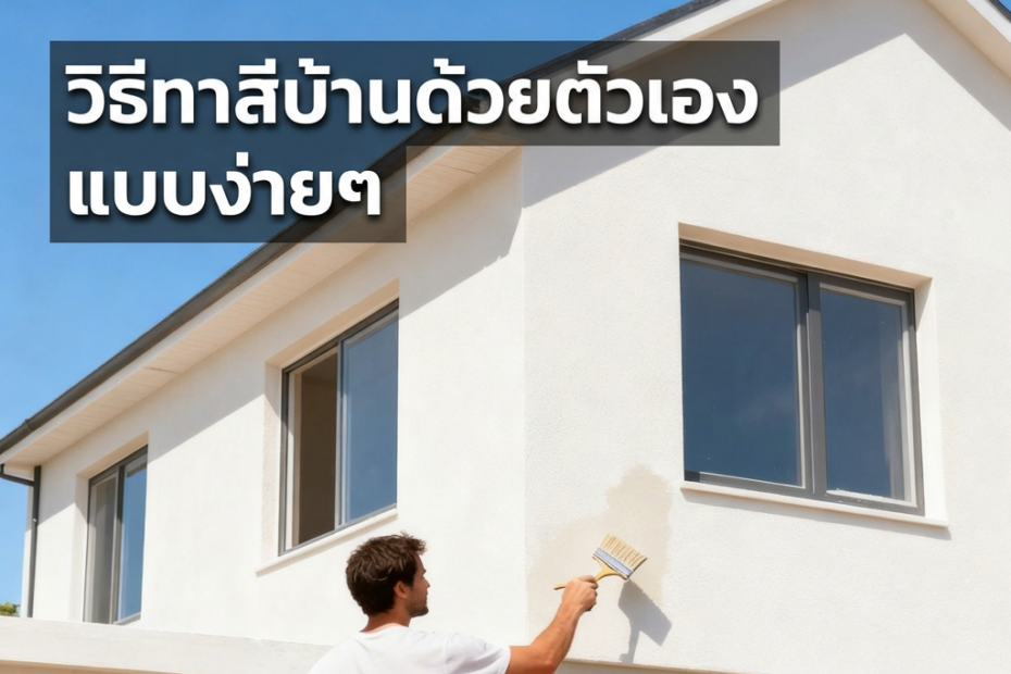 ขั้นตอนการทาสีบ้านเอง