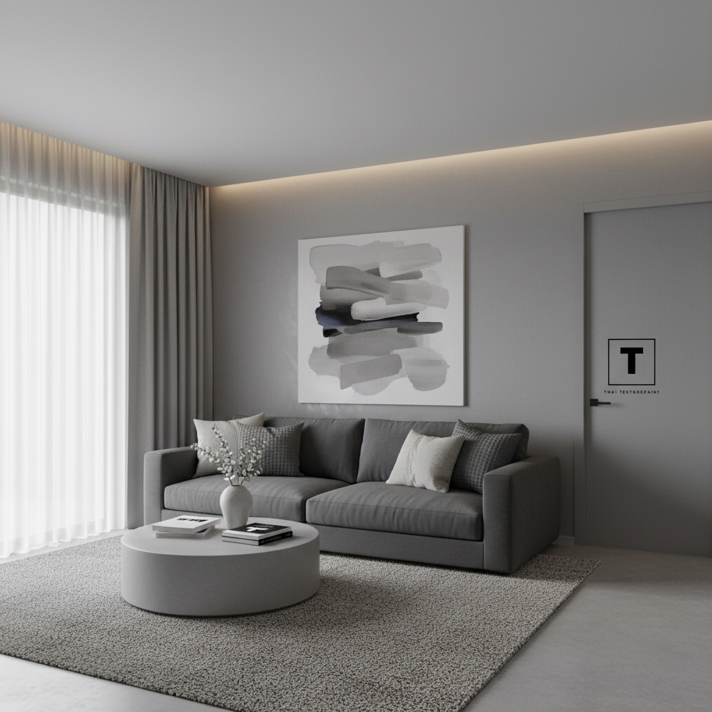 ทาสีบ้านสีเทา