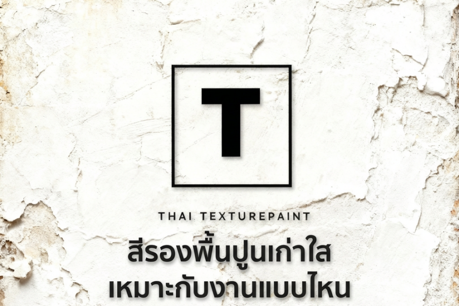 สีรองพื้นปูนเก่ากับสีขาว