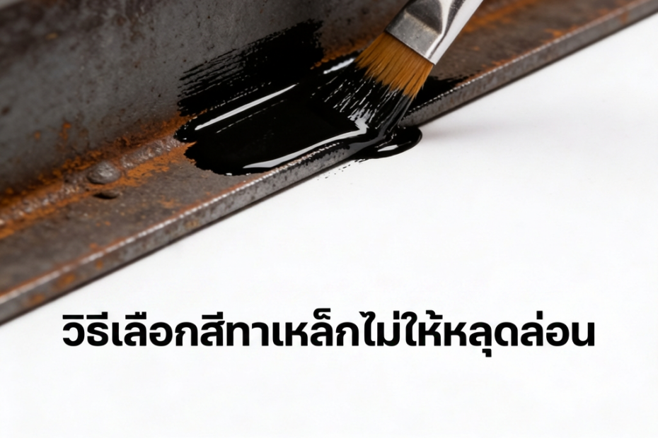 ทาสีเหล็กให้คงทน