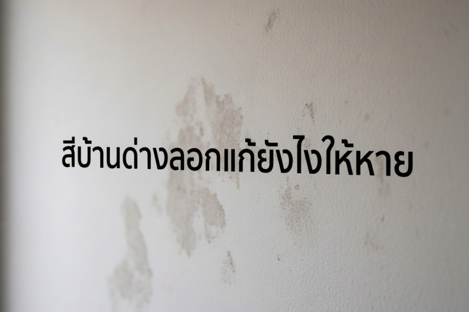 ผนังสีบ้านด่าง