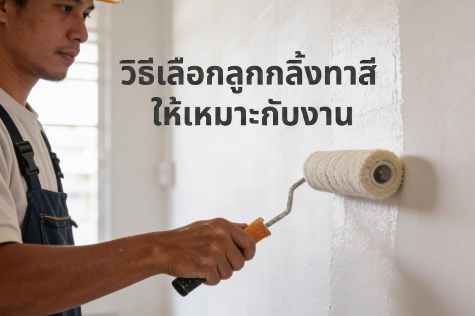 ลูกกลิ้งในการทาสี