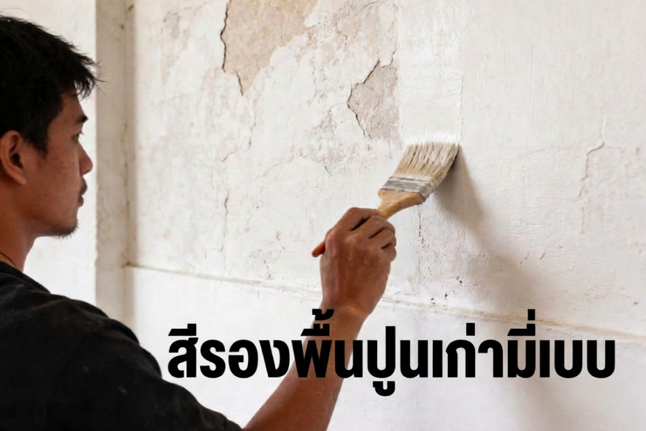 สีรองพื้นปูนเก่ามีกี่แบบกัน