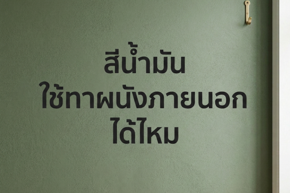 การทาสีน้ำมันภายนอก