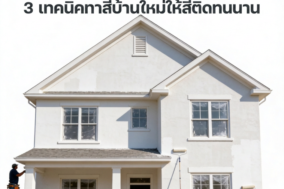 ทาสีบ้านใหม่สวย