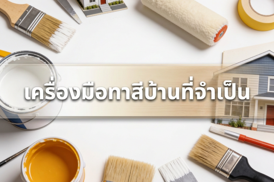 อุปกรณ์สำหรับทาสีบ้าน