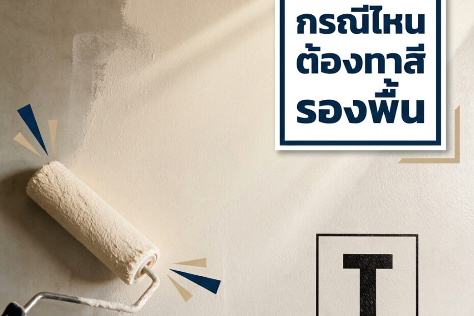 กรณีทาสีรองพื้น