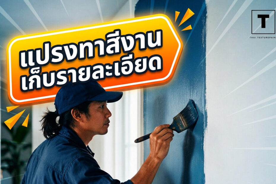 แปรงทาสีมีกี่แบบ