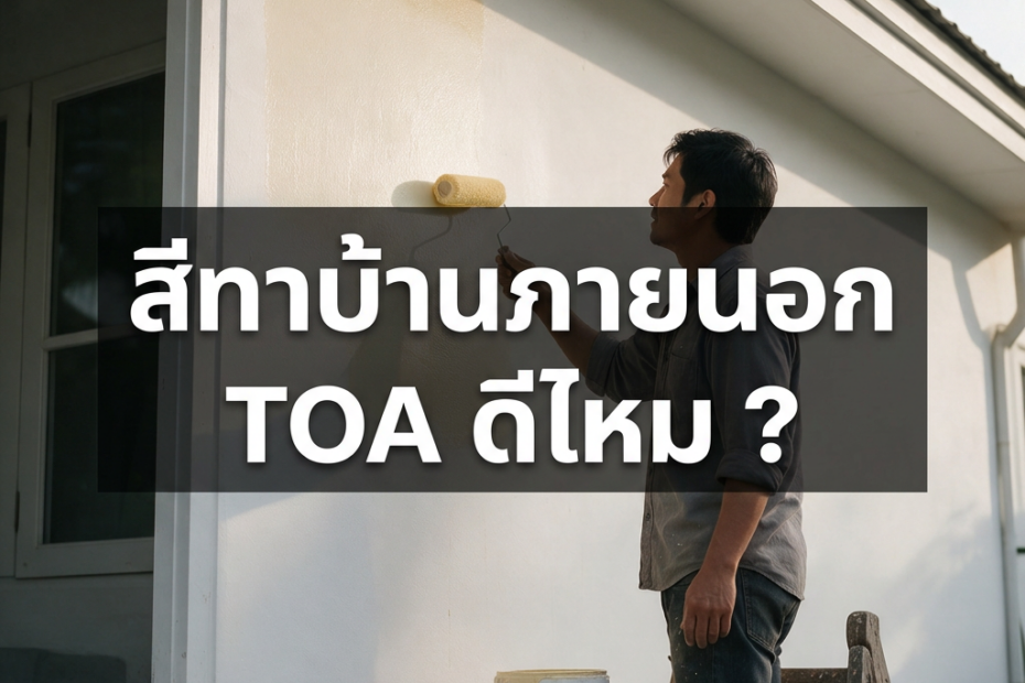 ทาสี TOA ภายนอกบ้าน
